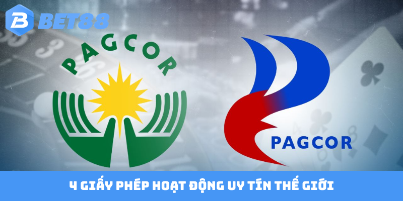 4 giấy phép hoạt động uy tín thế giới