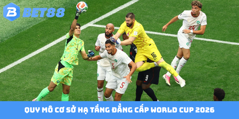 Quy mô cơ sở hạ tầng đẳng cấp World Cup 2026