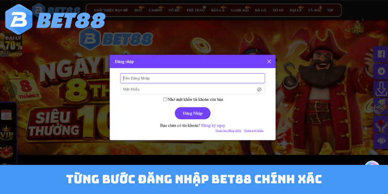 Đăng nhập Bet88 nhận được ngàn lợi ích